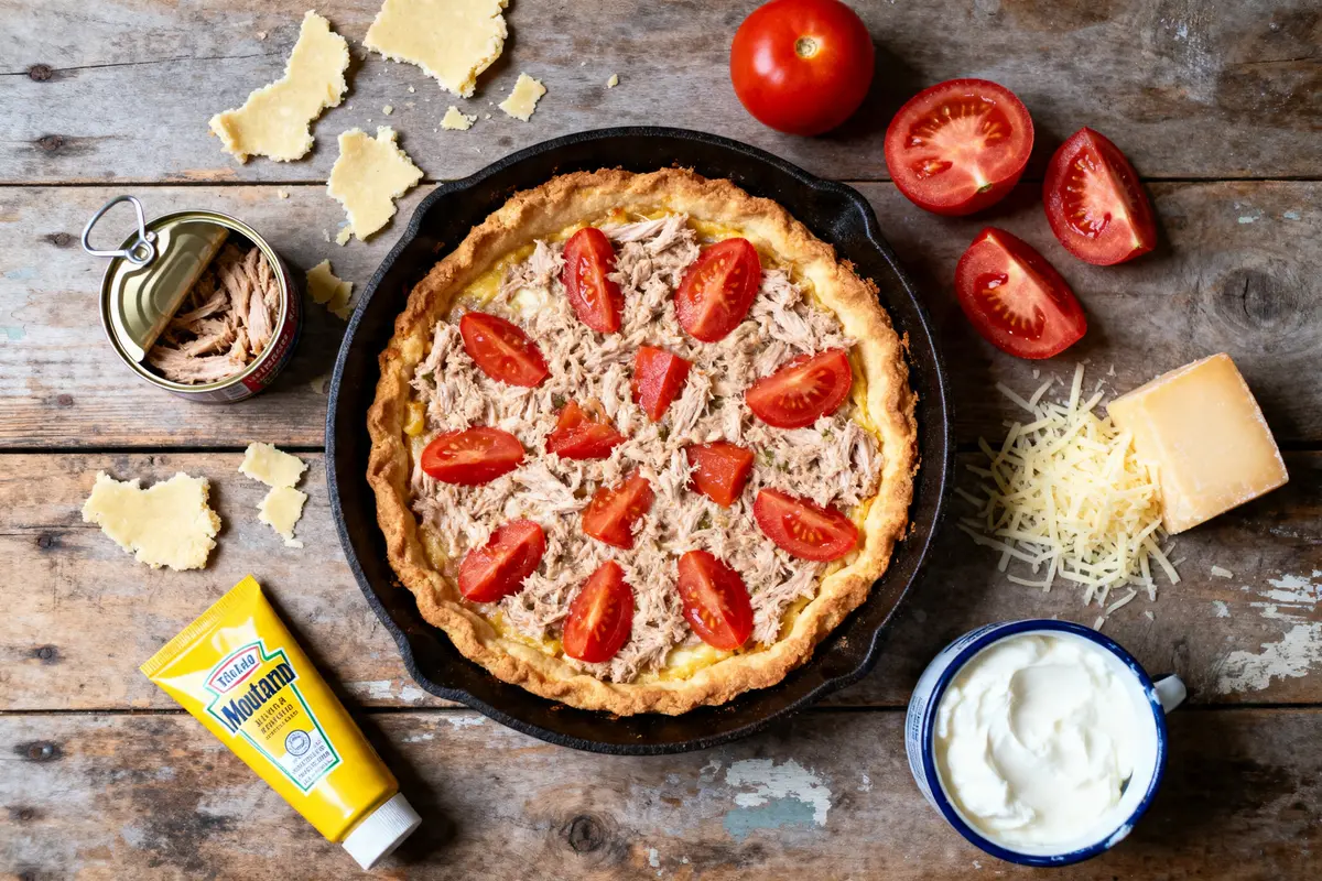 Tarte au thon Grand-mère : Recette facile et savoureuse !