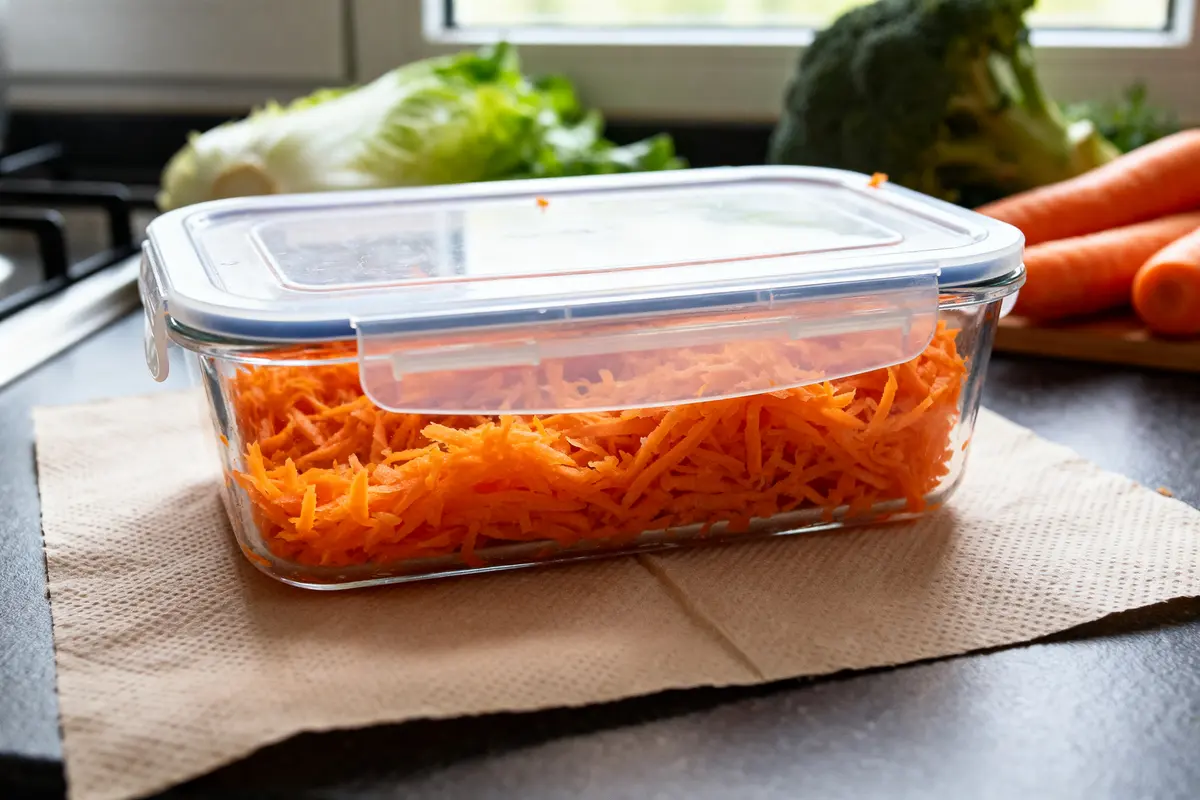 Conserver des carottes râpées sans ramollir : astuces faciles