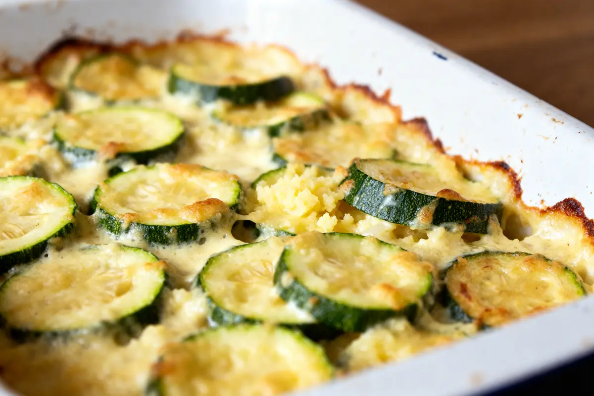 Gratin de courgettes sans oeufs : Simple, léger et fondant !