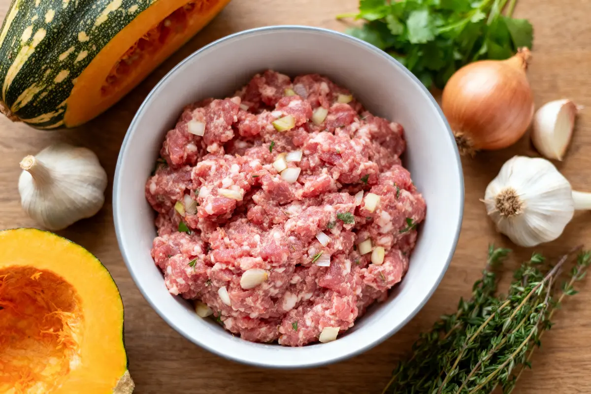 Chair à saucisse pour courge farcie : Recette facile et savoureuse