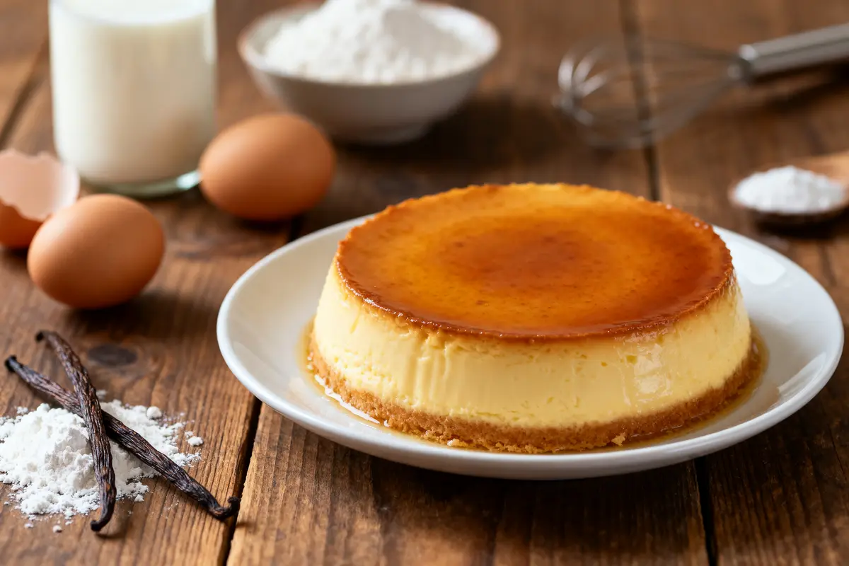 Flan pâtissier traditionnel : la recette facile et meilleure